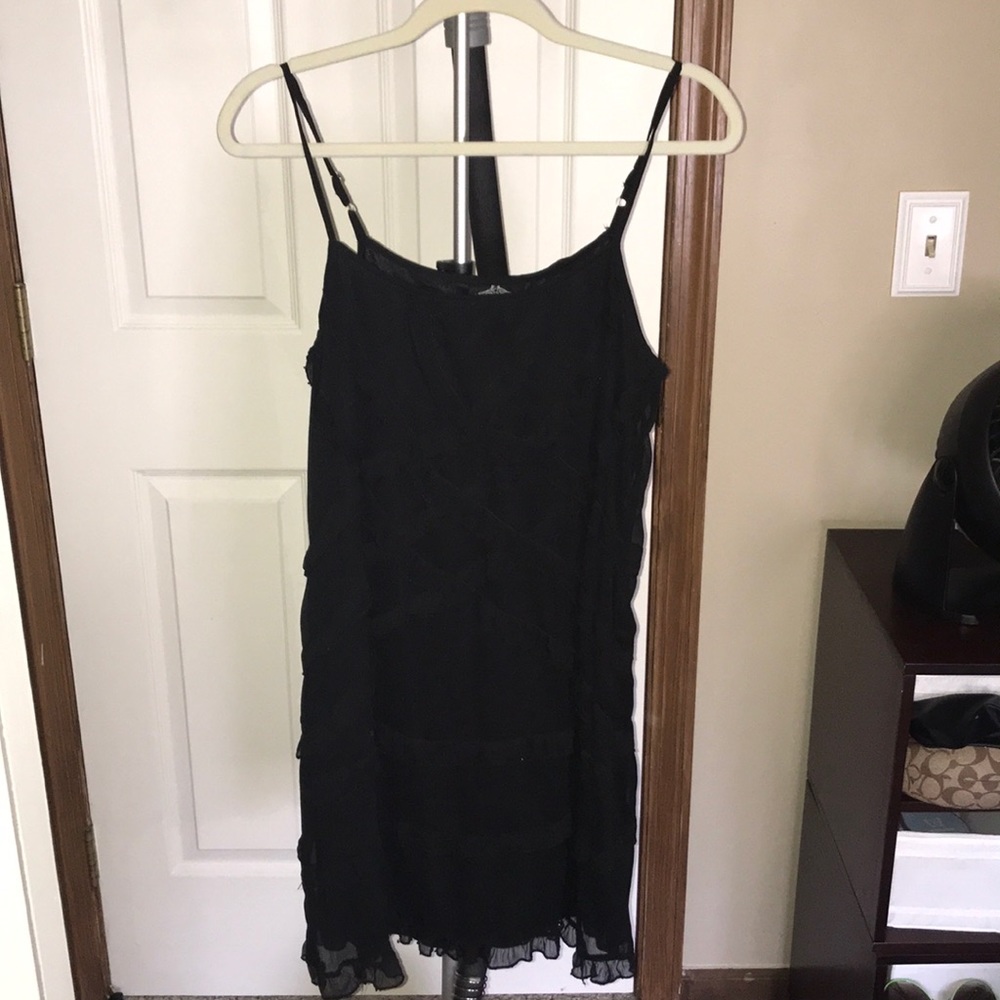 Black Ruffle Dress